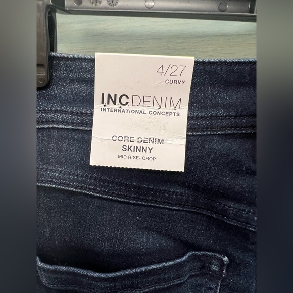 INC Mid Rise Skinny Crop Jeans - Picture 4 of 4